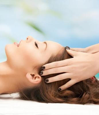 Hot Oil Hair Massage